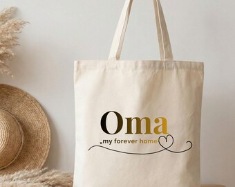 Stoffbeutel für Oma,Personalisiertes Geschenk zum Muttertag,Stoffbeutel mit Namen von Kindern,Geburtstagsgeschenk,Muttertagsgeschenk,Forever