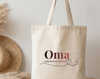 Stoffbeutel für Oma,Personalisiertes Geschenk zum Muttertag,Stoffbeutel mit Namen von Kindern,Geburtstagsgeschenk,Muttertagsgeschenk,Forever