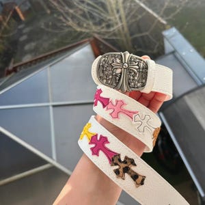 小物 Chrome Hearts-inspired belt Replica Chrome Hearts Belt - Etsy UK