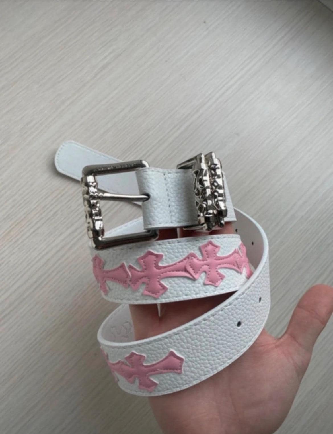 Chrome Hearts Pink Belt - Etsy display picture 1