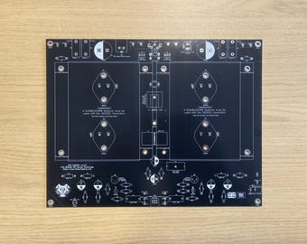 DIY 35 W stereo hifi-klasse A-versterkerprintplaat, voor het klassieke ontwerp van John Laurence Linsley-Hood.