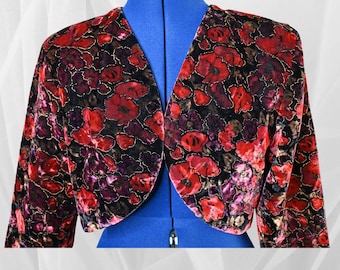 Vintage Hollywood Nites shrug bolero from the 80s