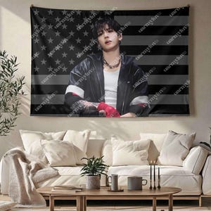 Jungkook Bts Flag - Etsy
