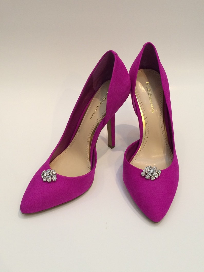 Rhinestone Shoe Clips Sandal Clips Bridesmaid Shoe Clips Etsy