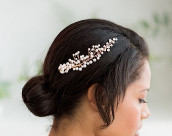 Coralia Pearl Bridal Hair Clip
