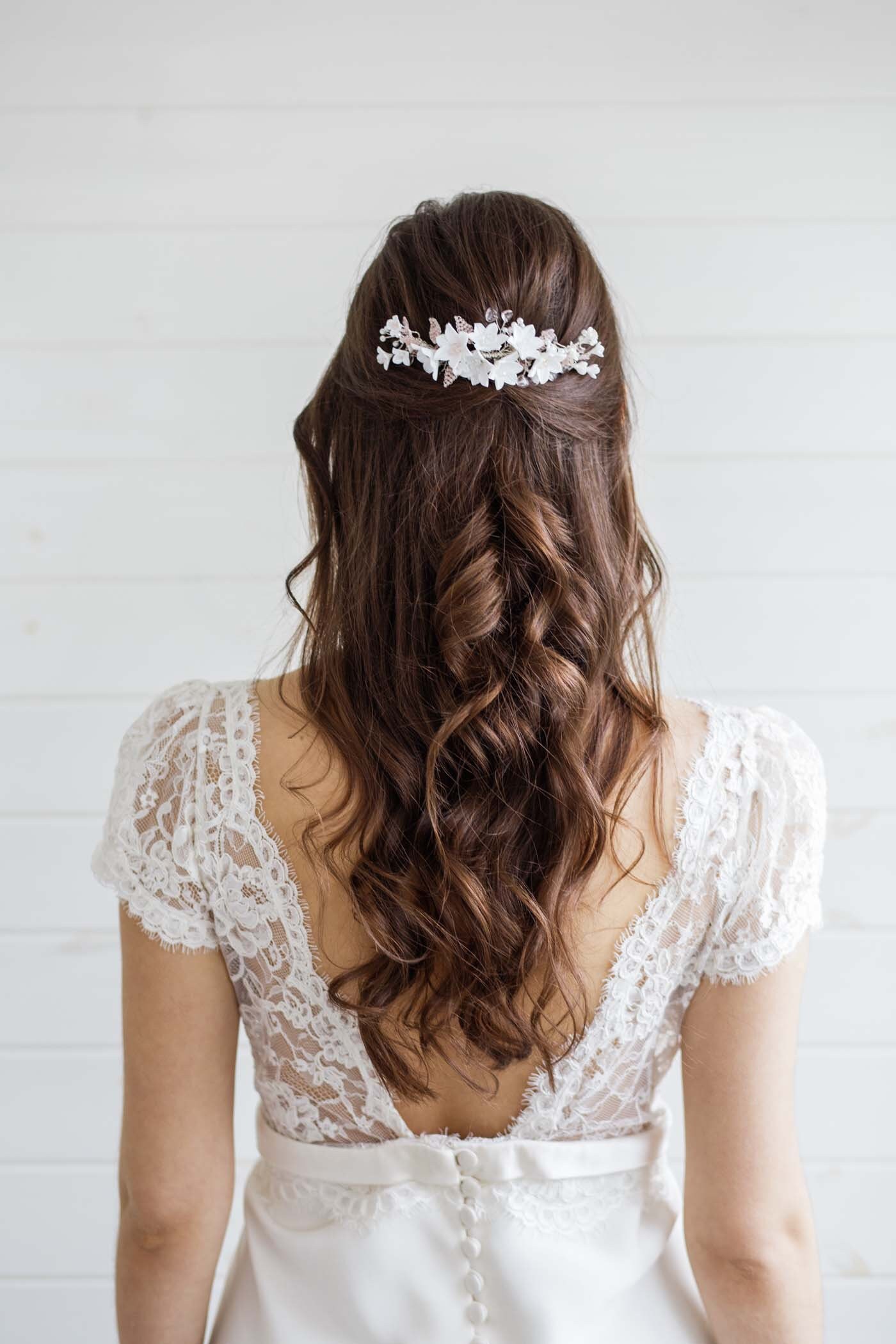 individual flowers for hair