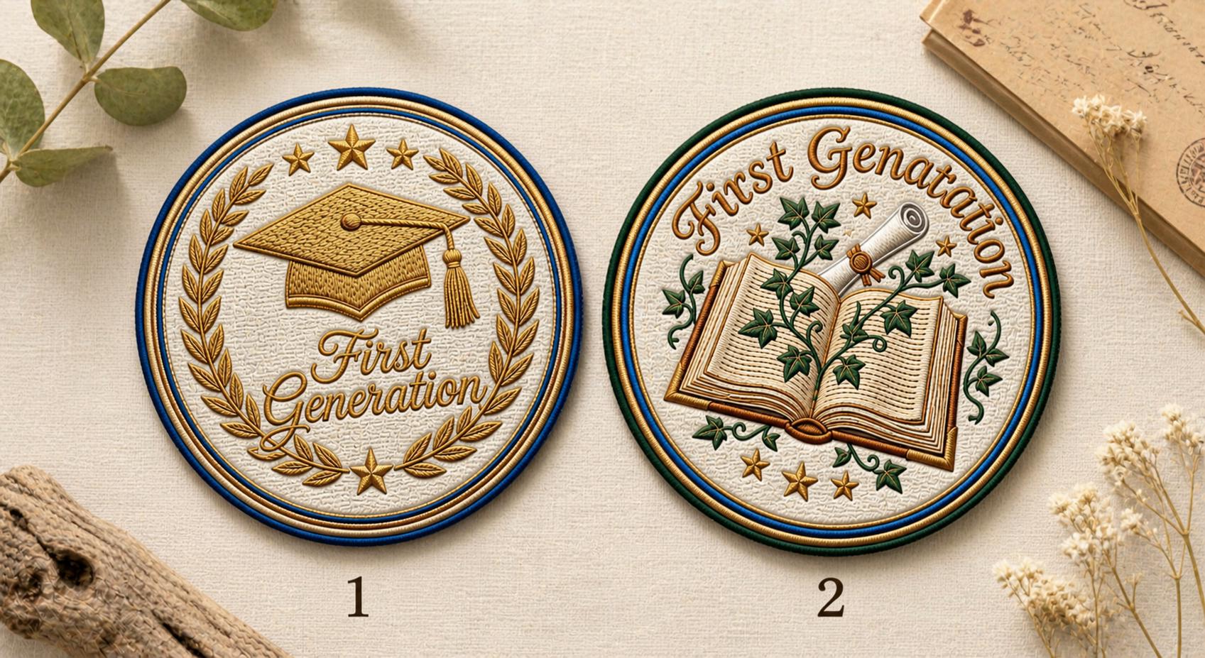 Ase Gradution Patch First Generation Graduation Patch, Custom Embroidered First Gen Student ...