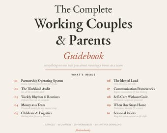 Coppie che lavorano Genitori Guida alla gestione domestica Divisione del lavoro Audit del carico di lavoro Sistema di faccende domestiche Pianificatore di relazioni