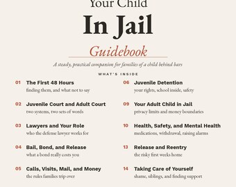 Guida per le famiglie con figli in carcere, Manuale per la detenzione minorile, Supporto per i figli in prigione, Monitoraggio delle date delle udienze, PDF per i cari incarcerati