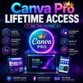 Canva Pro Account Lifetime Access, 400,000+ Premium Templates, Full Private Account on your email, Premium Subscription, Digital Download