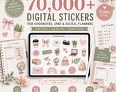 70,000+ Digital Stickers for GoodNotes and iPad|Pre-Cropped PNG Sticker Book Bundle | Planner, Study and Productivity Pack|Instant Download