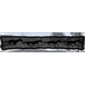 野生の馬のフィレかぎ針編みパターン