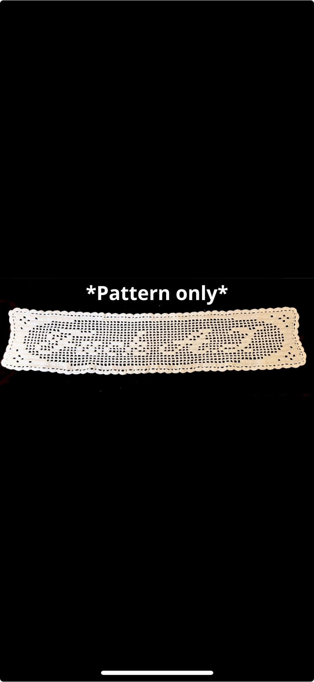 Grid Pattern Filet Anti AI Filet Crochet Pattern and Grid - Etsy