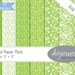 Lime Green Printable Scrapbook Paper Download Fruit Pattern - Etsy
