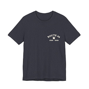 Route 66 Centennial T-Shirt – Retro Desert Road Trip Graphic Tee image 7