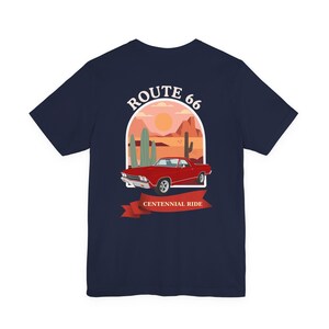 Route 66 Centennial T-Shirt – Retro Desert Road Trip Graphic Tee image 17