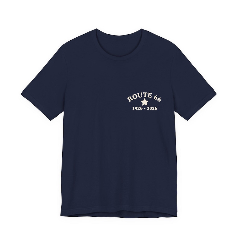 Route 66 Centennial T-Shirt – Retro Desert Road Trip Graphic Tee image 9