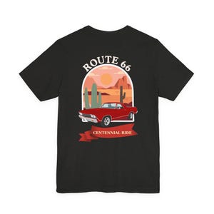 Route 66 Centennial T-Shirt – Retro Desert Road Trip Graphic Tee image 12