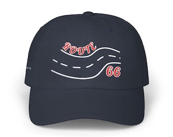 Route 66 Centennial embroidered cap | Vintage Americana dad cap