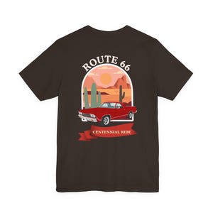 Route 66 Centennial T-Shirt – Retro Desert Road Trip Graphic Tee image 10