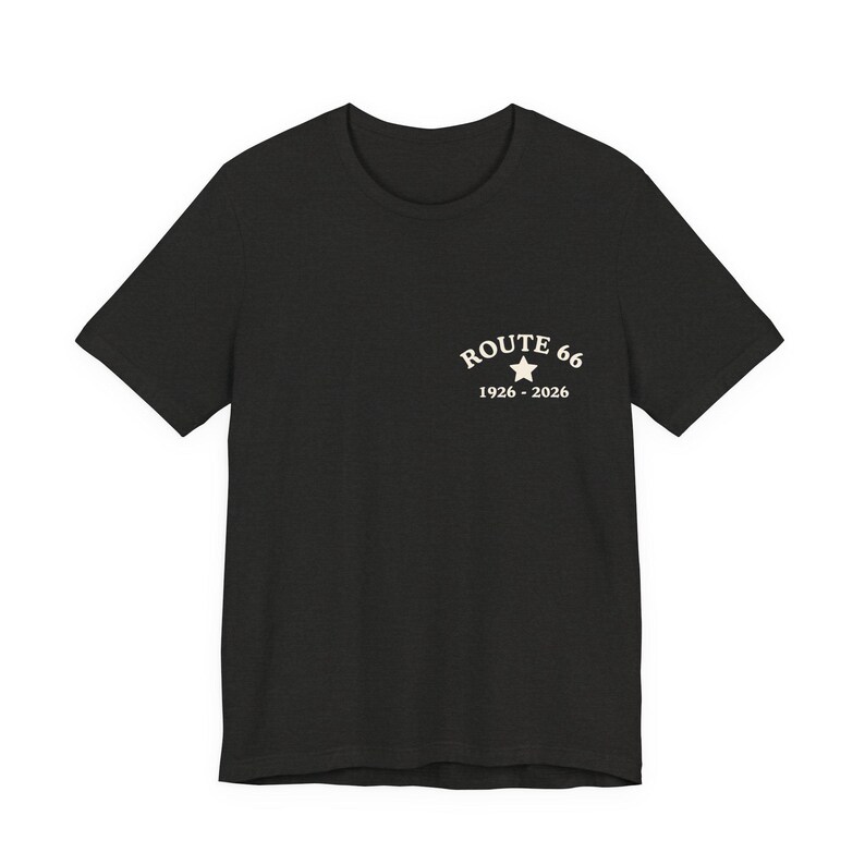 Route 66 Centennial T-Shirt – Retro Desert Road Trip Graphic Tee image 4
