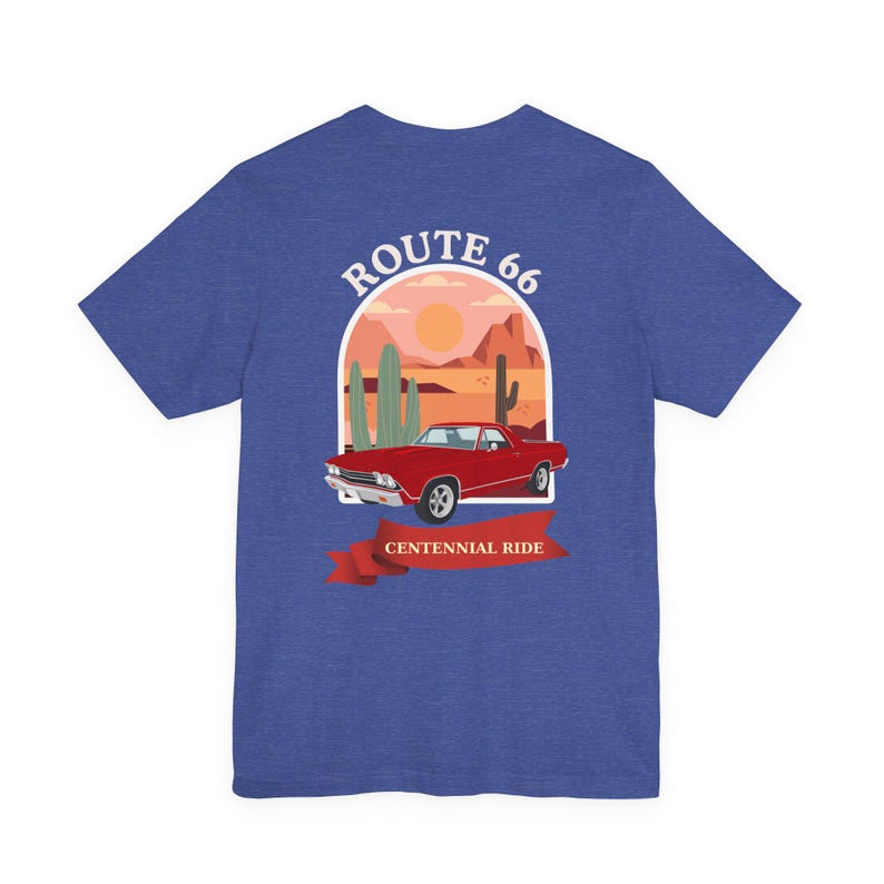 Route 66 Centennial T-Shirt – Retro Desert Road Trip Graphic Tee image 13