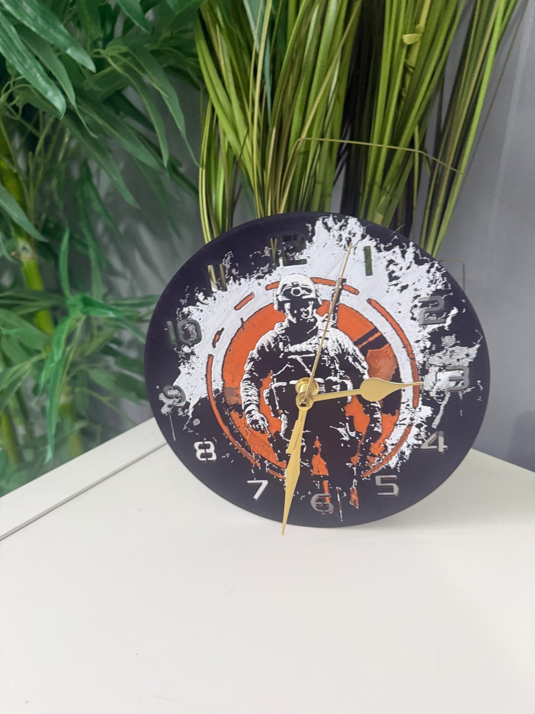 3D Printed Call of Duty Clock – Gamer Wall Decor, Gaming Room Gift ...