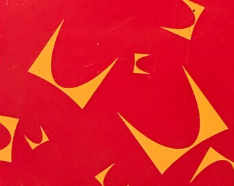 RARE Vintage Herman Miller Logo Red Frisbee HUMPHREY FLYER Advertising Sales Promotion Give Away great gift for Eames lover or collector