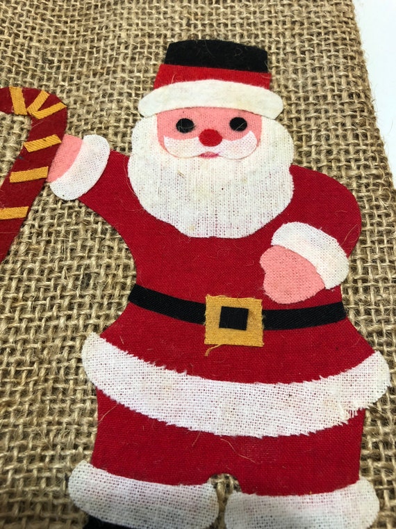 Bucilla Jolly Saint Nick Christmas Stocking - Felt Applique Kit
