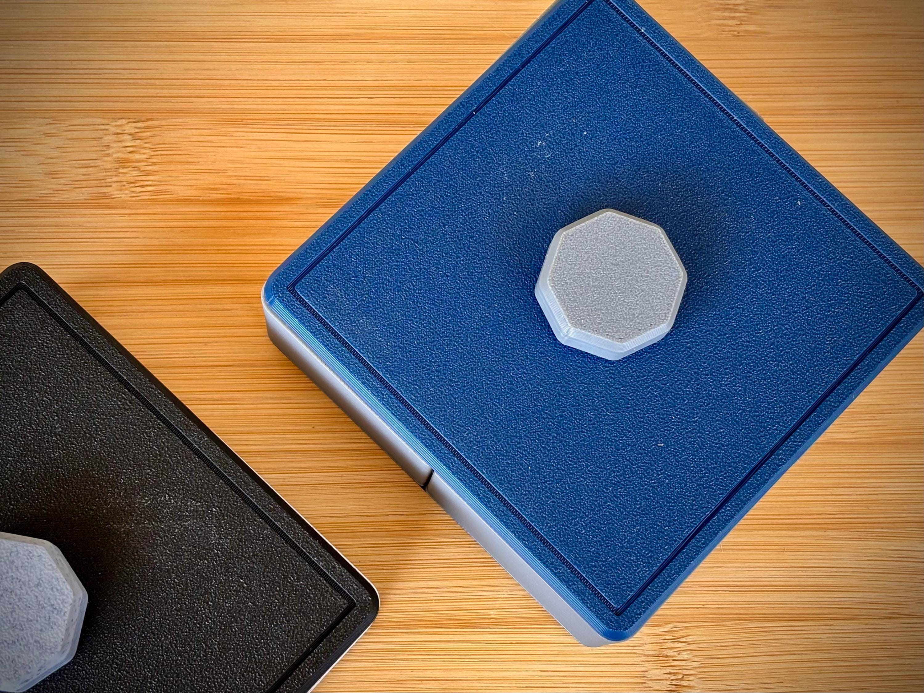 3D Printed Rotating Organizer Box, 4 Compartment Twist Storage, Desk ...