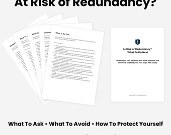 At Risk of Redundancy? | UK Redundancy Guide | Consultation Meeting Help & Employee Support