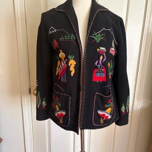 Women's Mexican Wool Souvenir Jacket