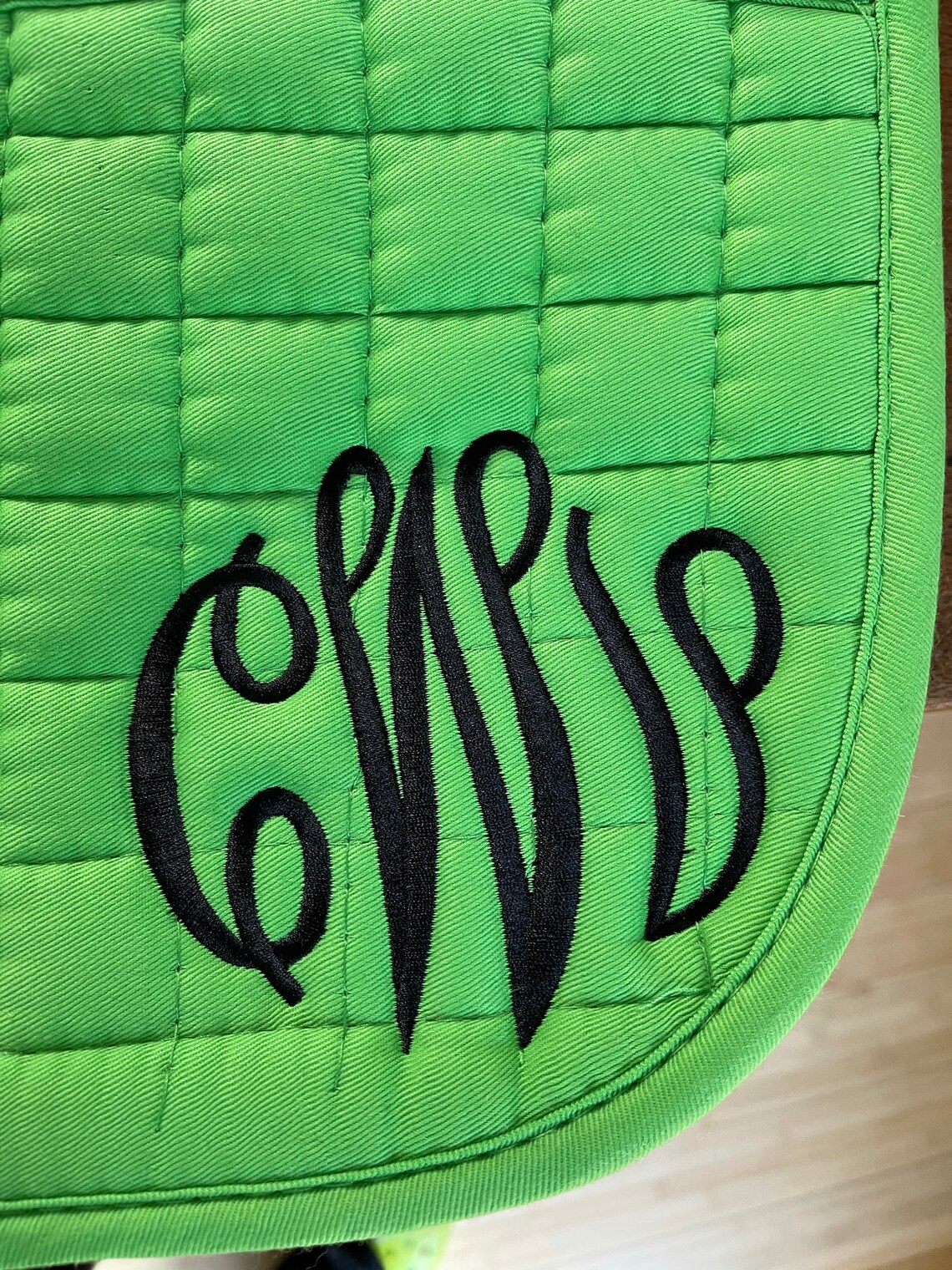 Personalized Western Saddle Pad Etsy