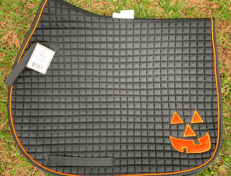 Halloween saddle pad Etsy