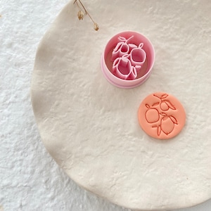 Polymer clay cutter lemmon | Fimo clay cutter | clay cutter | Embossing clay tools | DIY earrings | jewelry tools | 3D printed clay cutters