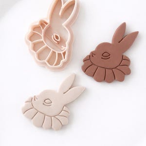 Fairytale Bunny Clay Cutter | Rabbit Polymer Clay Cutter | Ceramic & Clay Jewelry Tool