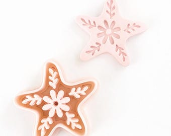 Starfish Clay Cutter | Polymer Clay Cutter | Sea Star Cutter | Fondant Cutter | Cookie Cutter | Clay Earrings Tool |  DIY Craft Mold