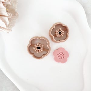 Polymer clay cutter - Fimo clay cutter - clay cutter - DIY earrings - jewelry tools - blossom cutter - Flower cutter - floral 03
