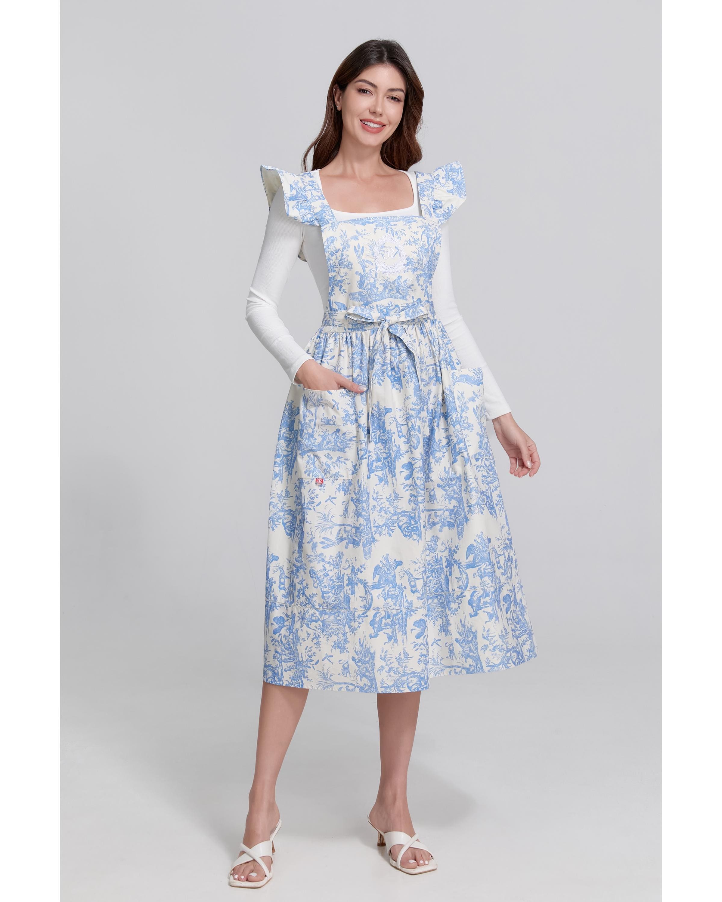 Toile De Jouy Dress - Etsy
