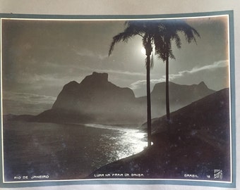 Vintage Original Carlos Bippus Rio de Janeiro Photo Album Titled, Signed and Numbered 34 Photographs