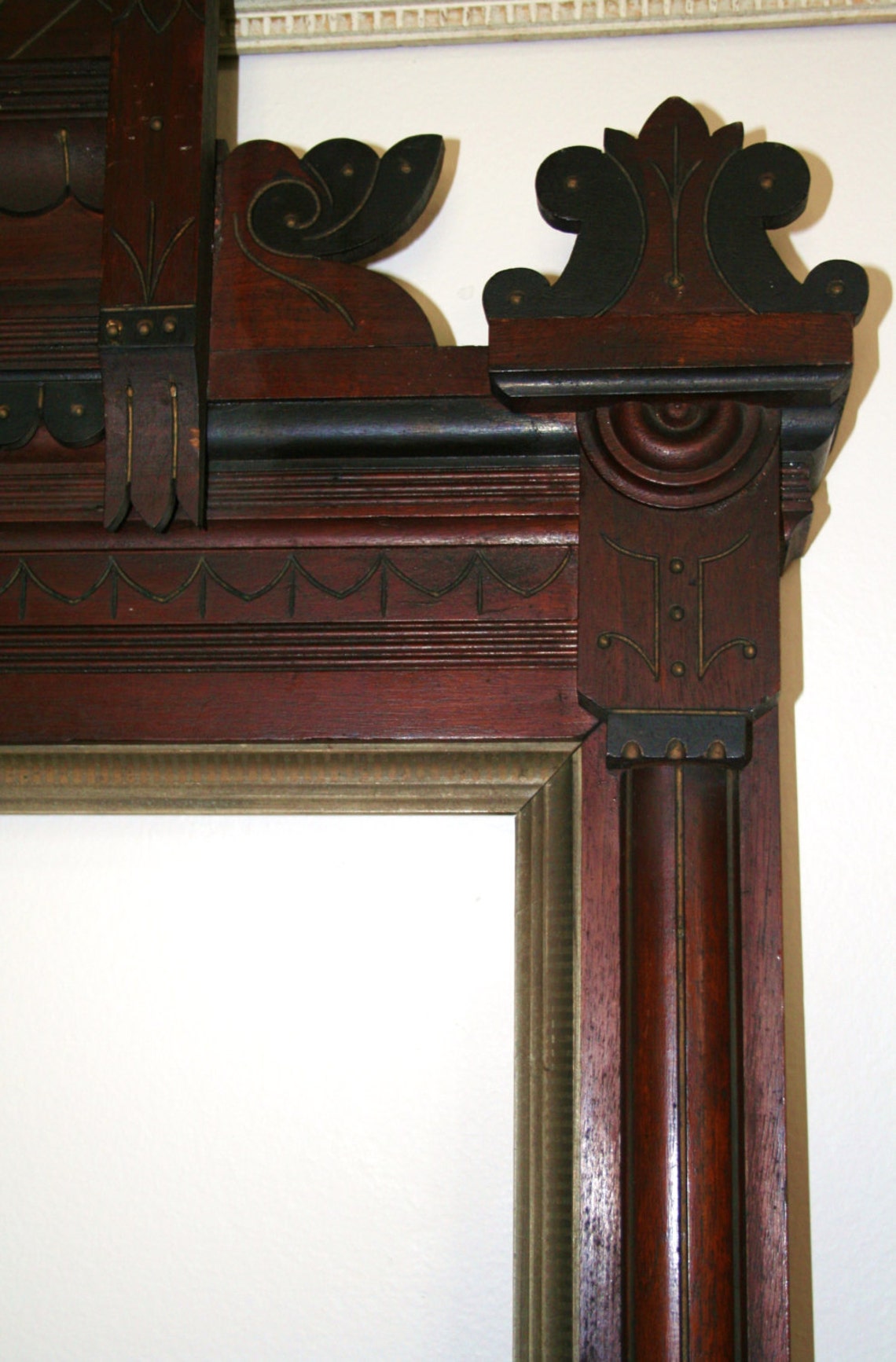 Antique Eastlake Victorian Mirror Frame Etsy