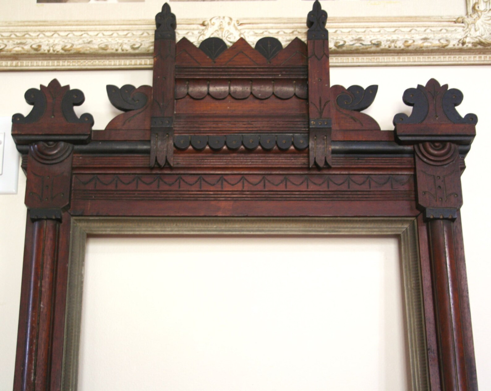 Antique Eastlake Victorian Mirror Frame Etsy