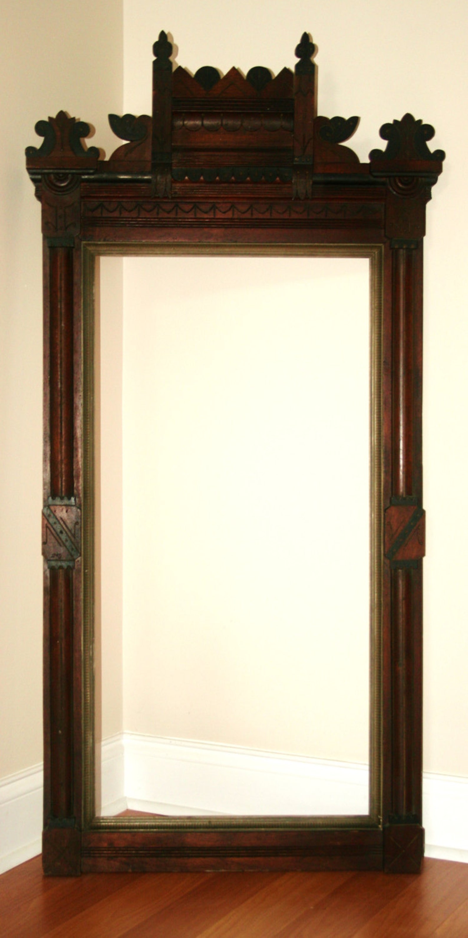 Antique Eastlake Victorian Mirror Frame Etsy