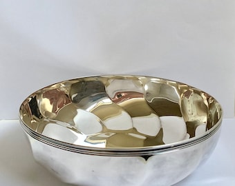 Christofle Art Deco Torsade Silver Swirl Bowl