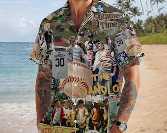 The Sandlot Hawaii Shirt, Legends Never Die Hawaii shirt, Baseball Squad Crew, Vacation Summer Outfit, Baseball Team Shirt, Sandlot Baseball