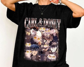 Camiseta vintage pirata de Carl y Donut, Camiseta de Donut Maldita sea, Camiseta de Carl de Dungeon Crawler, Camiseta de la Princesa Donut y Carl, Camiseta de fantasía de dinosaurios