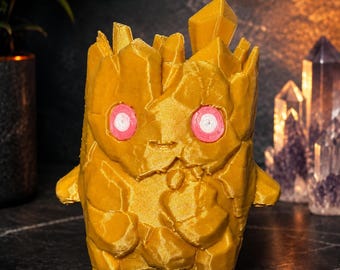Gold Zero Point Sprite 3D Printed Figure Cute Gaming Collectable