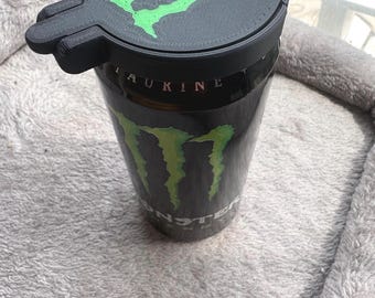 Tapa para lata de bebida energética Monster Energy Drink, compatible con todas las latas estándar de 12 a 16 oz. Tapa para lata de cerveza Bugs Out