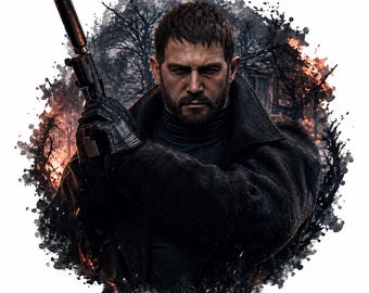 Adesivo di Chris Redfield, versione 1