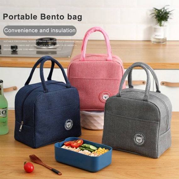 Latitude Run® Waterproof Oxford Portable Lunch Tote Bags,Large Round Travel  Insulated Lunch Thermal Cooler Bag With Shoulder Strap Picnic Camping Lunch  Box Bento Container Grocery Bag Lunchbox For Kids Women